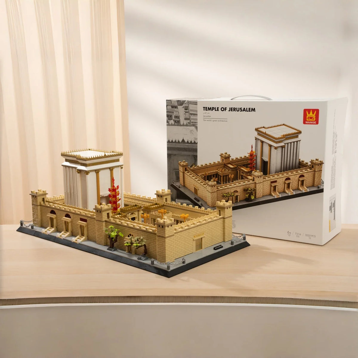 Judean Hills Jerusalem Temple - 3233pc Building Block Model
