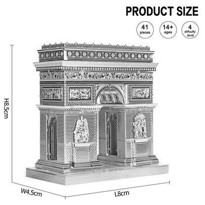 Arc de Triomphe - 3D Metal Model Kit for Adults