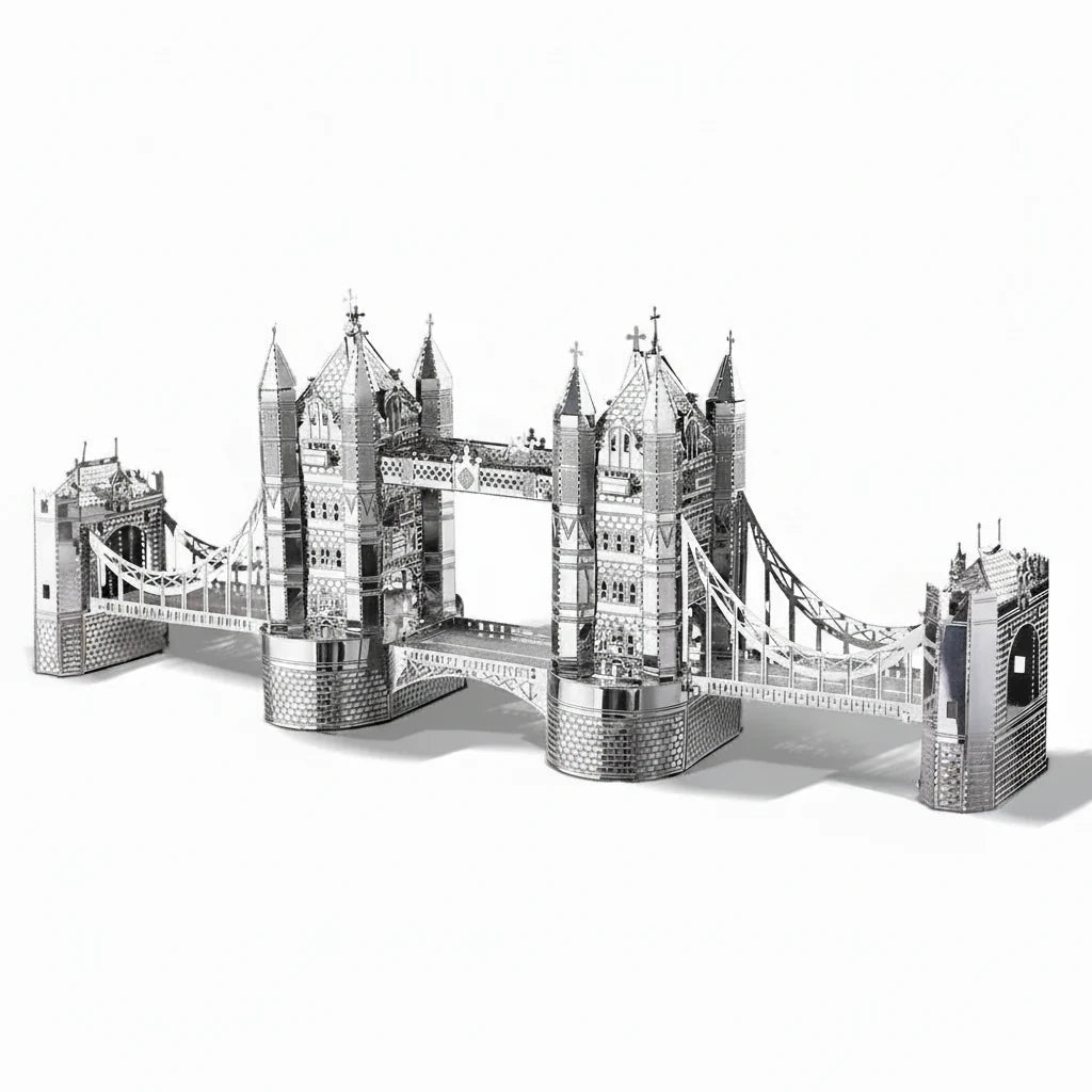 London Tower Bridge 3D Metal Puzzle - Model Kit for Adults