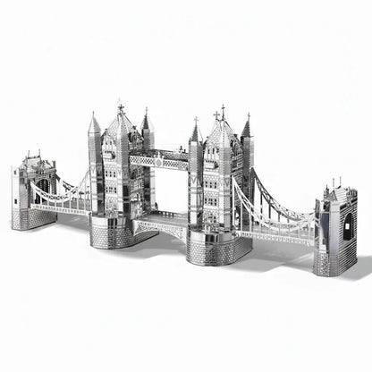 London Tower Bridge 3D Metal Puzzle - Model Kit for Adults