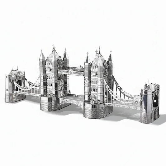 London Tower Bridge 3D Metal Puzzle - Model Kit for Adults