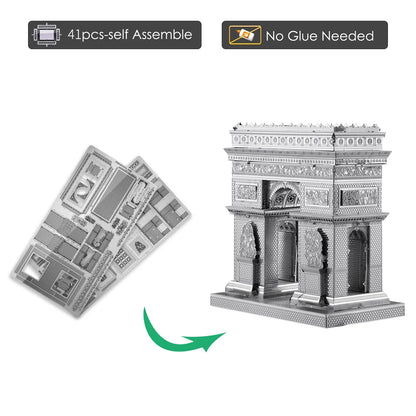 Arc de Triomphe - 3D Metal Model Kit for Adults