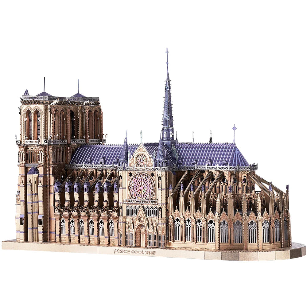 Notre Dame Cathedral - 3D Metal Model Kit
