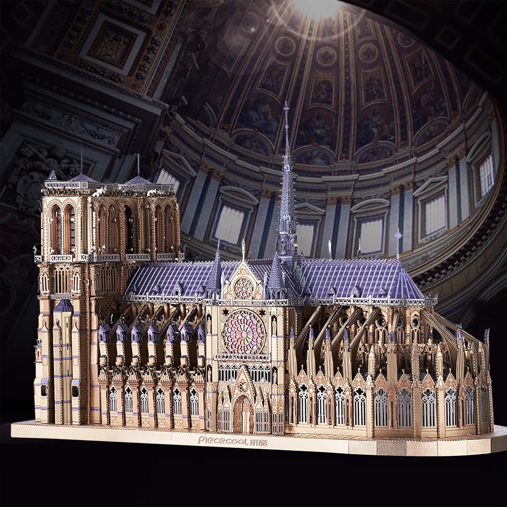 Notre Dame Cathedral - 3D Metal Model Kit