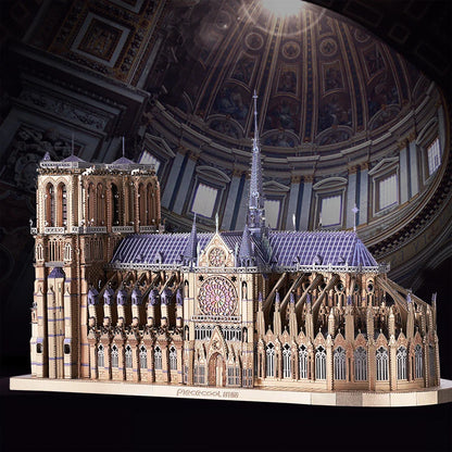 Notre Dame Cathedral - 3D Metal Model Kit