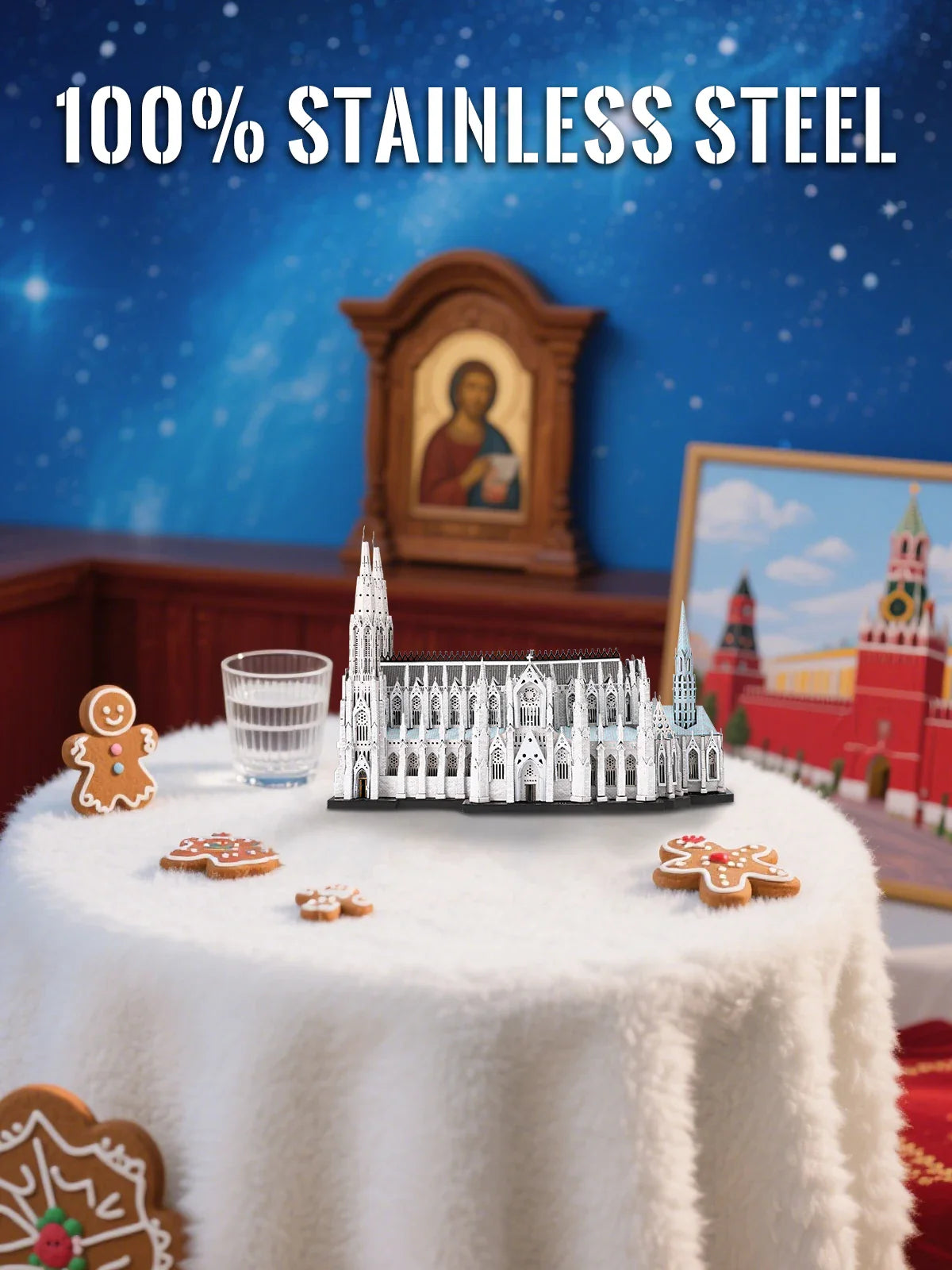 St. Patrick's Cathedral - 3D Metal Model Kit