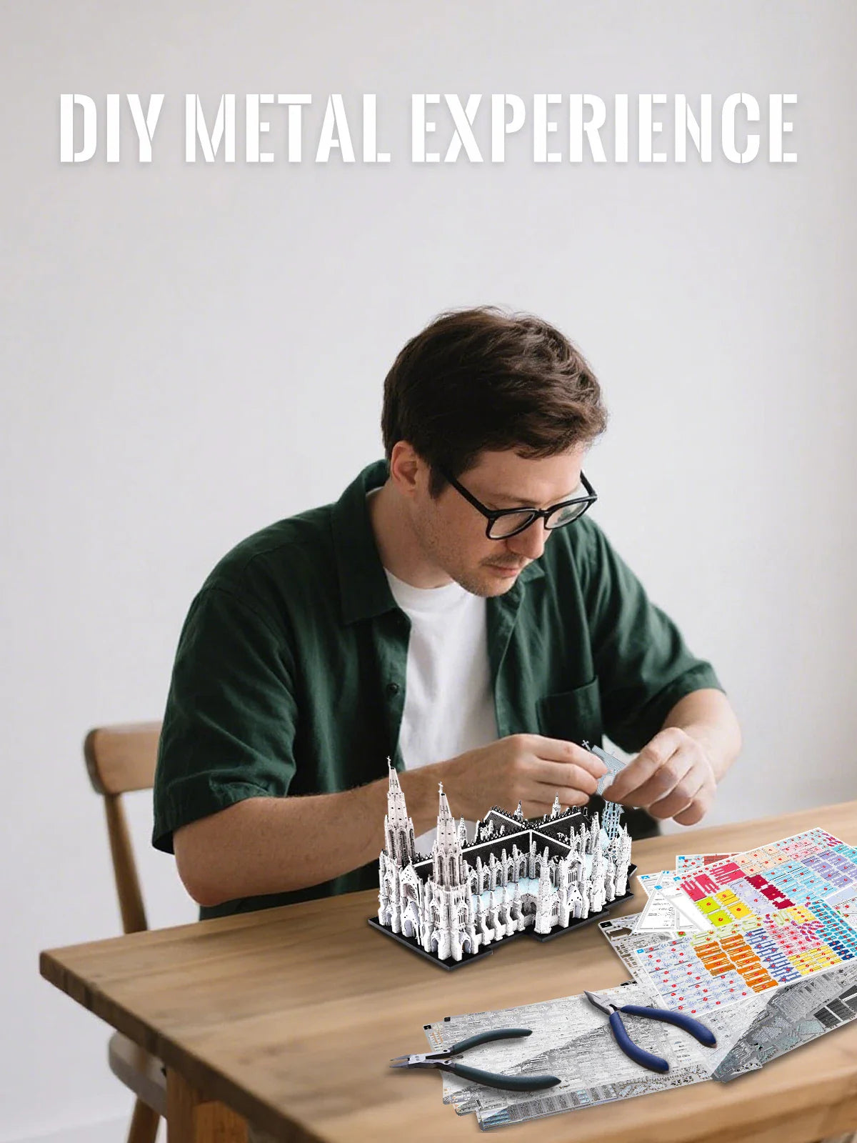 St. Patrick's Cathedral - 3D Metal Model Kit