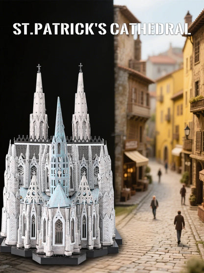 St. Patrick's Cathedral - 3D Metal Model Kit