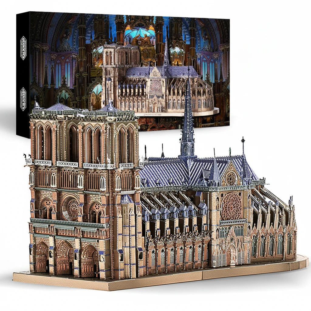 Notre Dame Cathedral - 3D Metal Model Kit