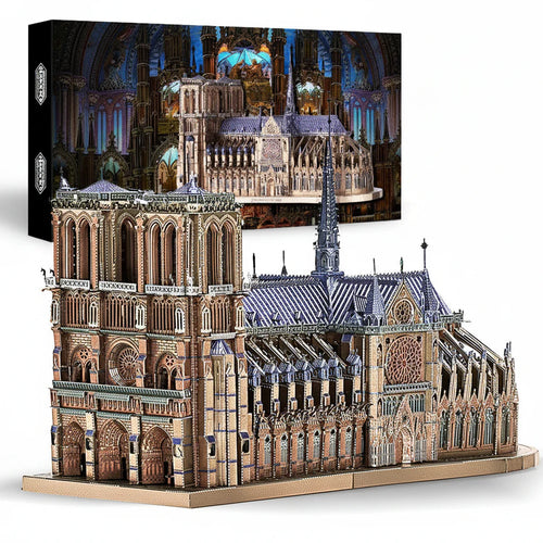 Notre Dame Cathedral - 3D Metal Model Kit