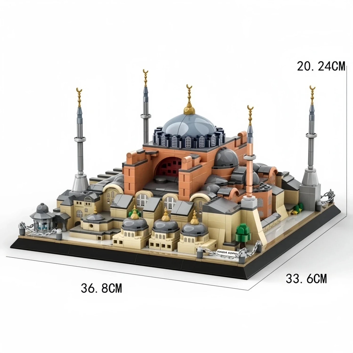 Hagia Sophia Istanbul - 1434pc Architecture Building Block Model