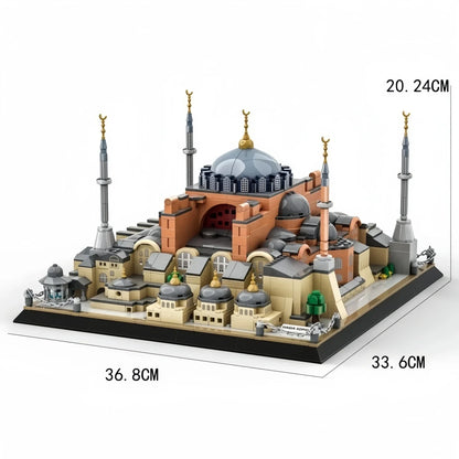 Hagia Sophia Istanbul - 1434pc Architecture Building Block Model
