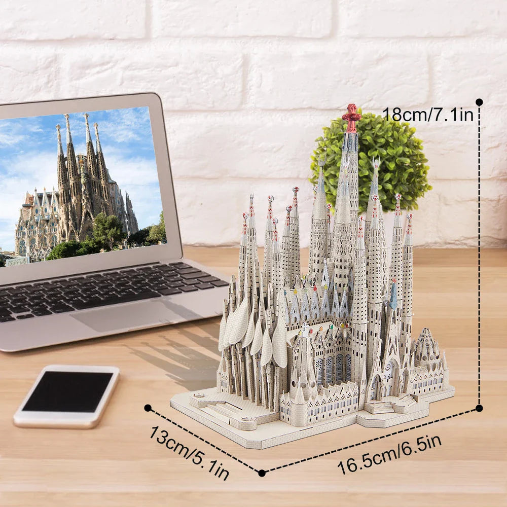 La Sagrada Família - 3D Metal Puzzle Model Kit