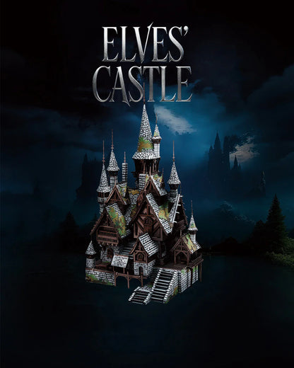Elves' Castle - 3D Metal Model Kit for Adults