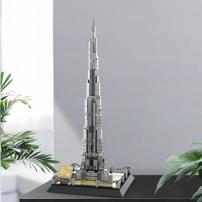 Burj Khalifa Architecture Model - 555-Piece Building Block Set
