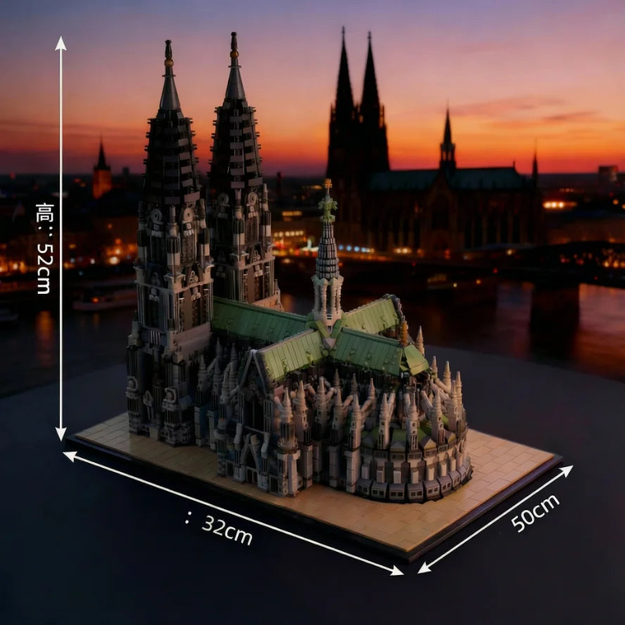 Cologne Cathedral Gothic Architecture - 8614-Piece Building Set