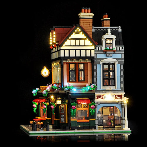 Tudor Corner 10350 LED Light Kit - Building Block Lighting