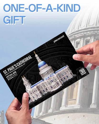 St. Paul's Cathedral - 3D Metal Model Kit & Puzzle