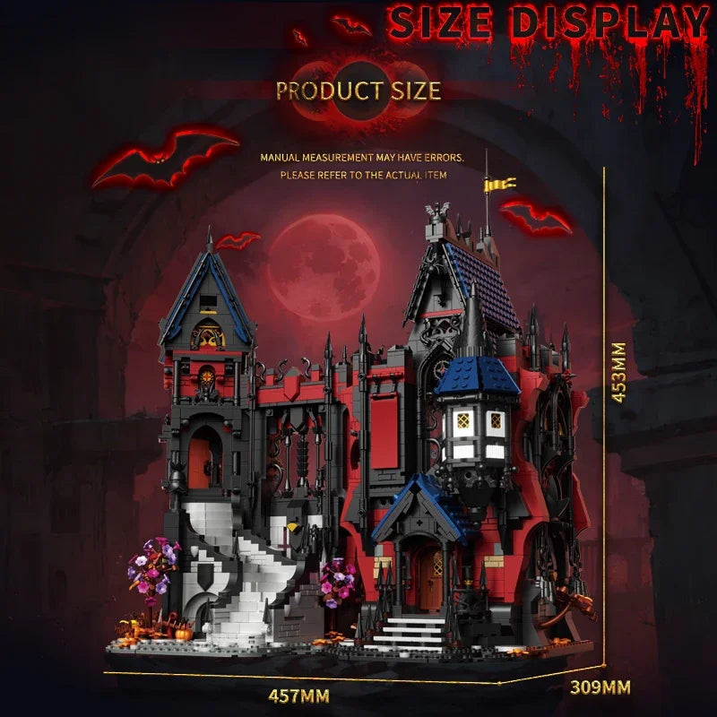 Vampire Castle Building Blocks - Gothic Horror Model Kit