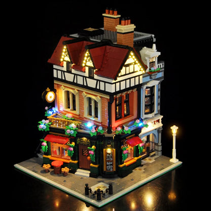 Tudor Corner 10350 LED Light Kit - Building Block Lighting