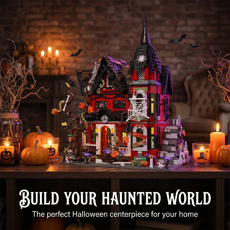 Shadow Manor MOC Haunted House - 1249pcs Horror Building Set