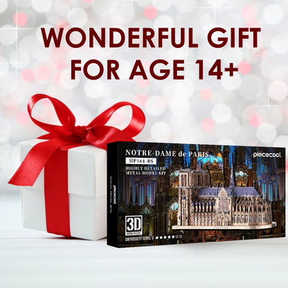 Notre Dame Cathedral - 3D Metal Model Kit