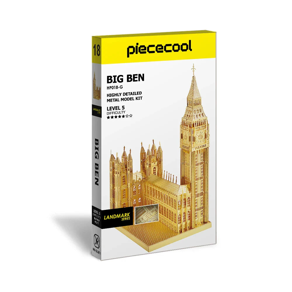 Big Ben - 3D Metal Puzzle Model Kit for Adults & Teens