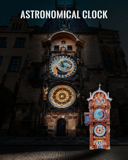 Astronomical Clock - 3D Metal Model Kit for Adults