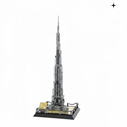 Burj Khalifa Architecture Model - 555-Piece Building Block Set