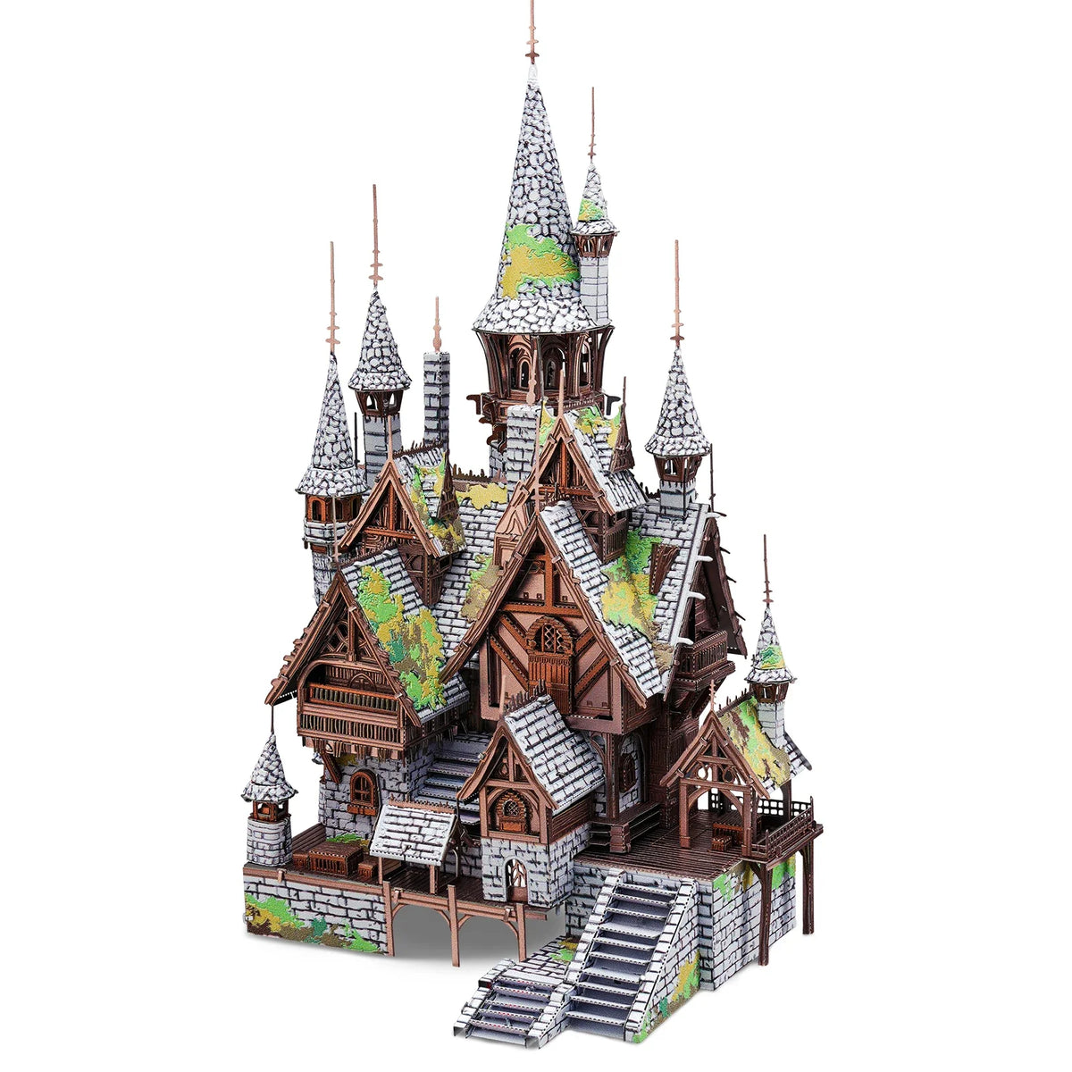 Elves' Castle - 3D Metal Model Kit for Adults