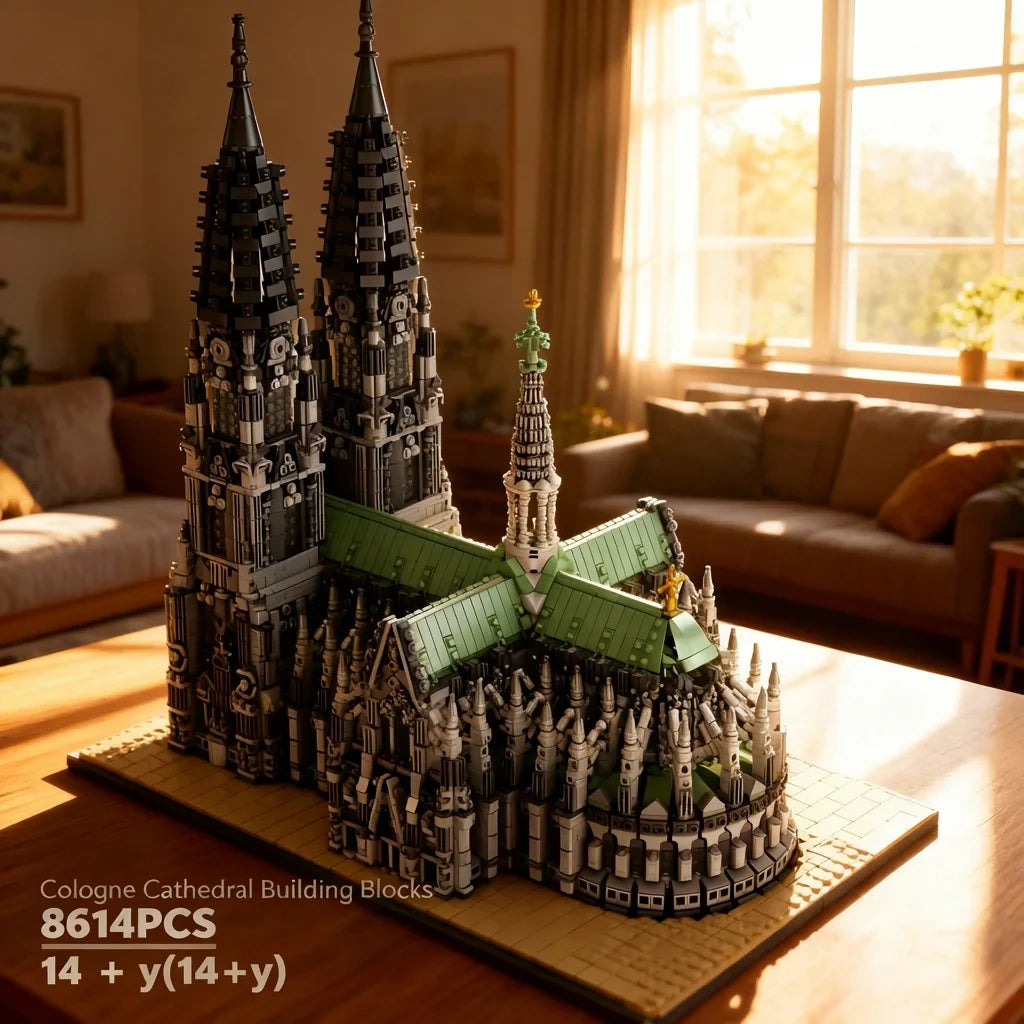 Cologne Cathedral Gothic Architecture - 8614-Piece Building Set