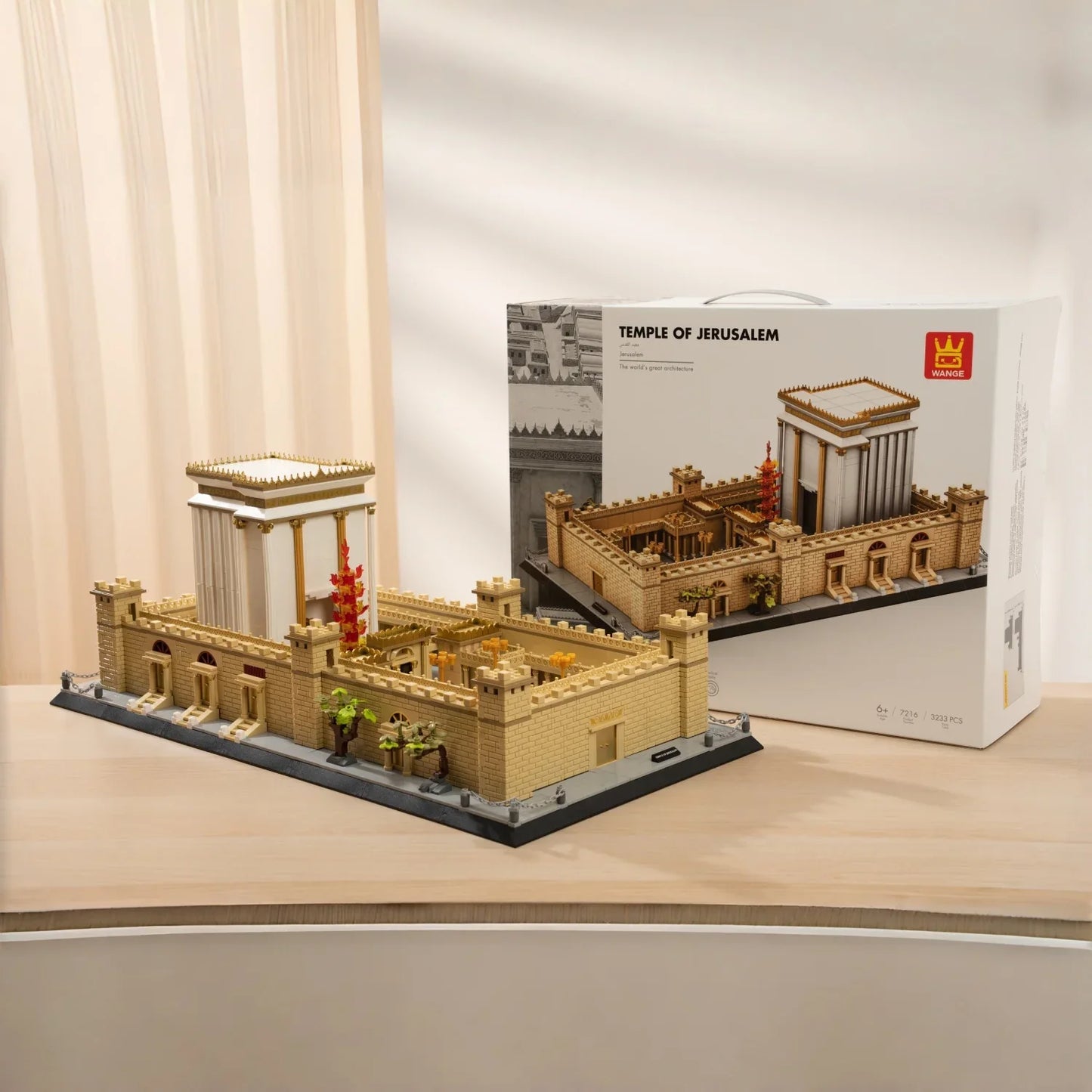 Judean Hills Jerusalem Temple - 3233pc Building Block Model