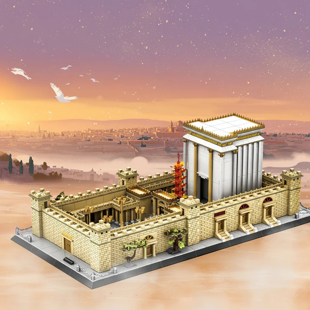 Judean Hills Jerusalem Temple - 3233pc Building Block Model