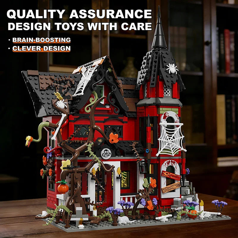 Shadow Manor MOC Haunted House - 1249pcs Horror Building Set
