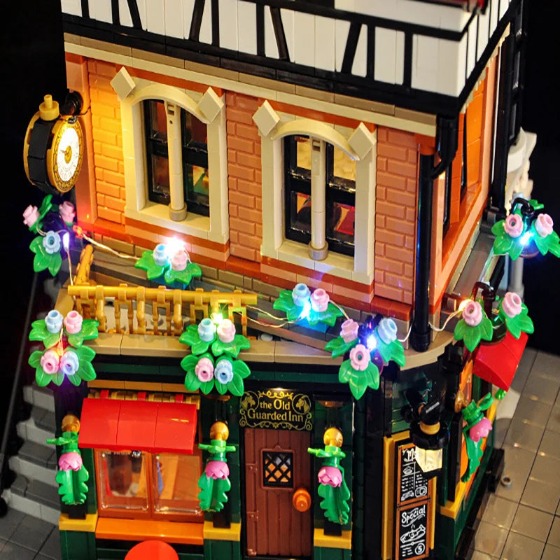 Tudor Corner 10350 LED Light Kit - Building Block Lighting